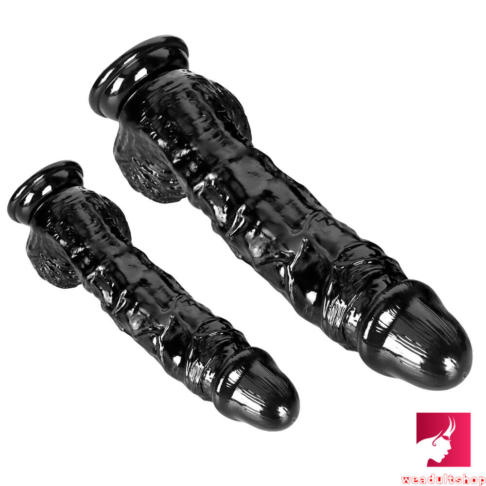 9.84in 12.6in Real Huge Thick Black Cock Dildo For Adult Sex | Weadultshop