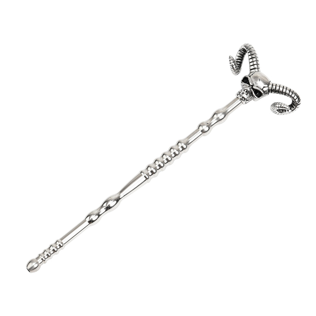 140mm Skull Head Hollow Metal Penis Plug Urethral Sound Sex Toy |  Weadultshop