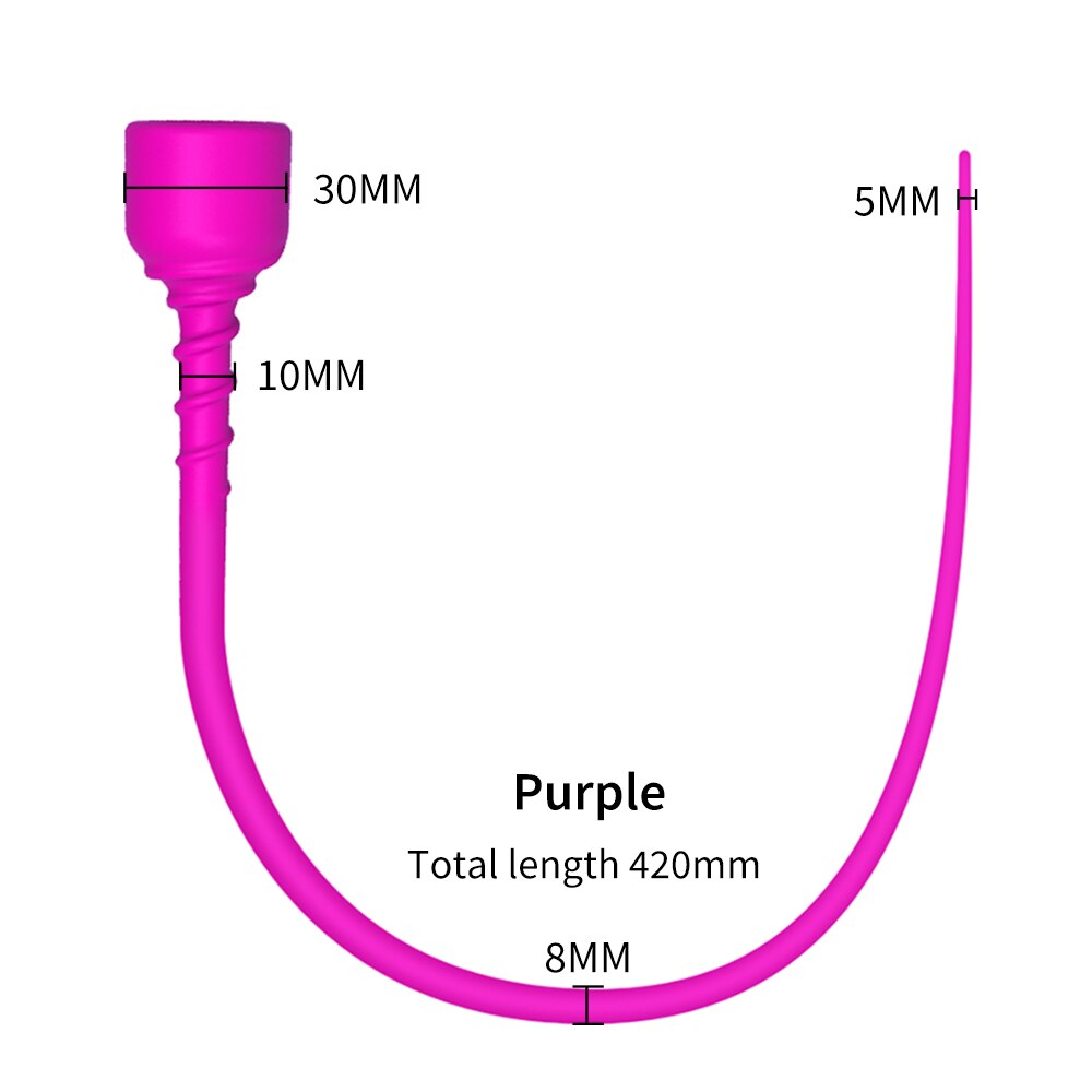 Silicone Long Urethral Sounding Penis Plug Cum Stopper Male Sex Toy |  Weadultshop