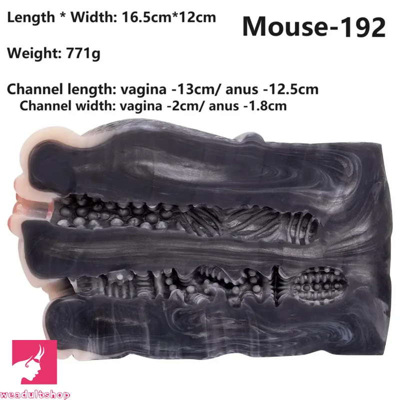 Silicone Animal Pocket Male Masturbator Mouse Vagina Pussy Sex Toy