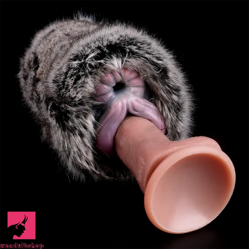 Furry Animal Lifelike Bull Pocket Pussy Male Masturbator Penis Toy