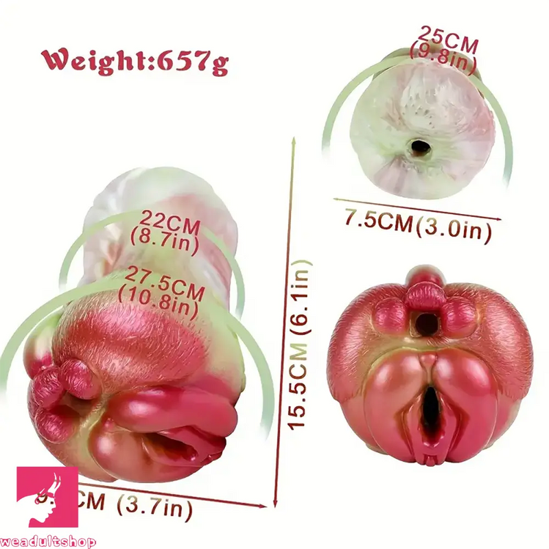 Realistic Vagina Dual Channel Animal Pussy Sex Toy For Adult Men