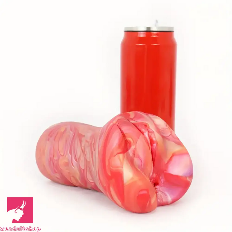 Silicone Dual Channel Animal Pussy Masturbation Toy For Penis