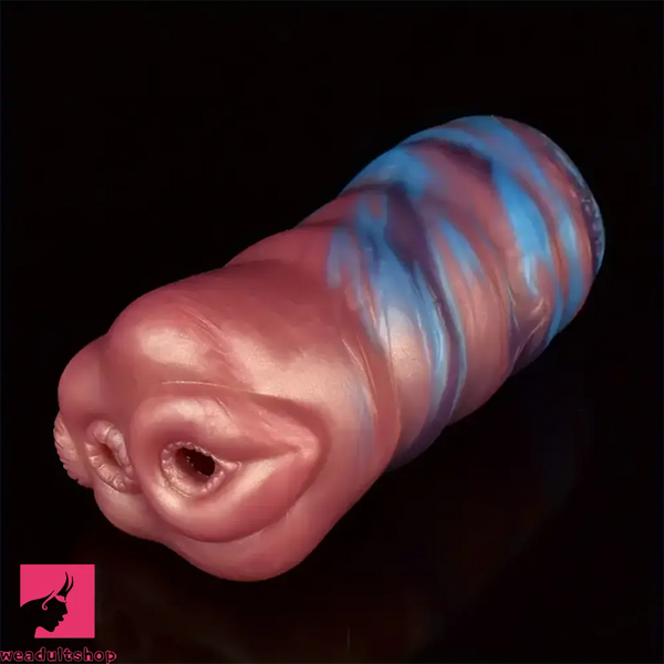 Double Hole Pocket Vaginal Stroker Fantasy Animal Pussy Sex Toy