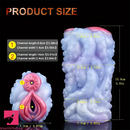 Soft Liquid Silicone Dual Channel Male Masturbator Animal Pussy