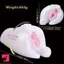 Silicone Male Self-Stimulation Dual-Cavity Training Animal Pussy Toy