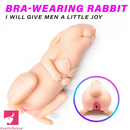 Small Rabbit Male Masturbator With Bra Animal Pocket Pussy