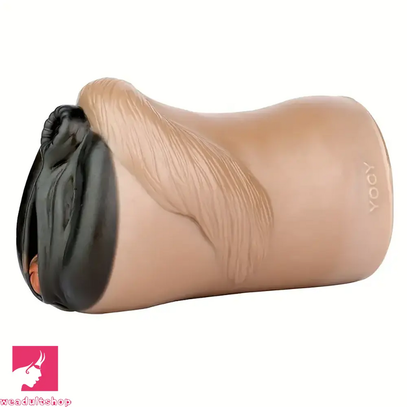 Soft Silicone Male Masturbator Animal Color Both Holes Pocket Pussy