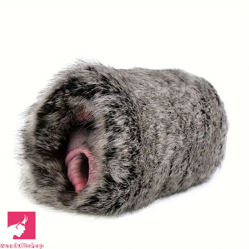 Fantasy Animal Pussy Male Masturbator With Removable Faux Fur