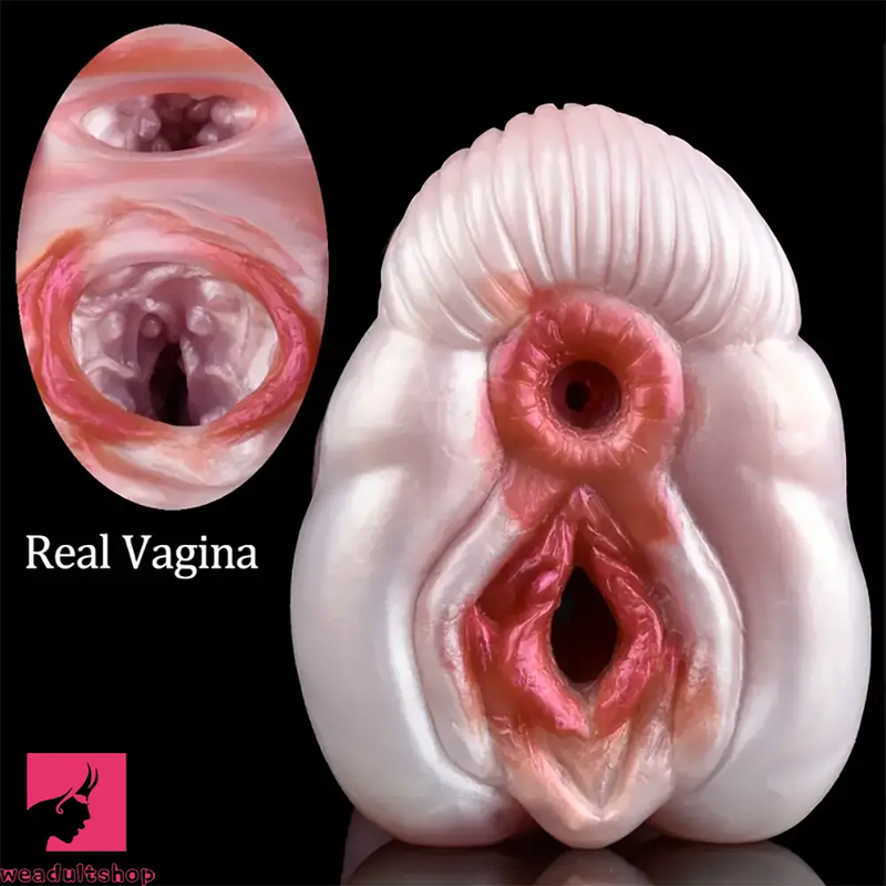 Soft Silicone Real Vagina Pocket Animal Male Masturbation Sex Toy