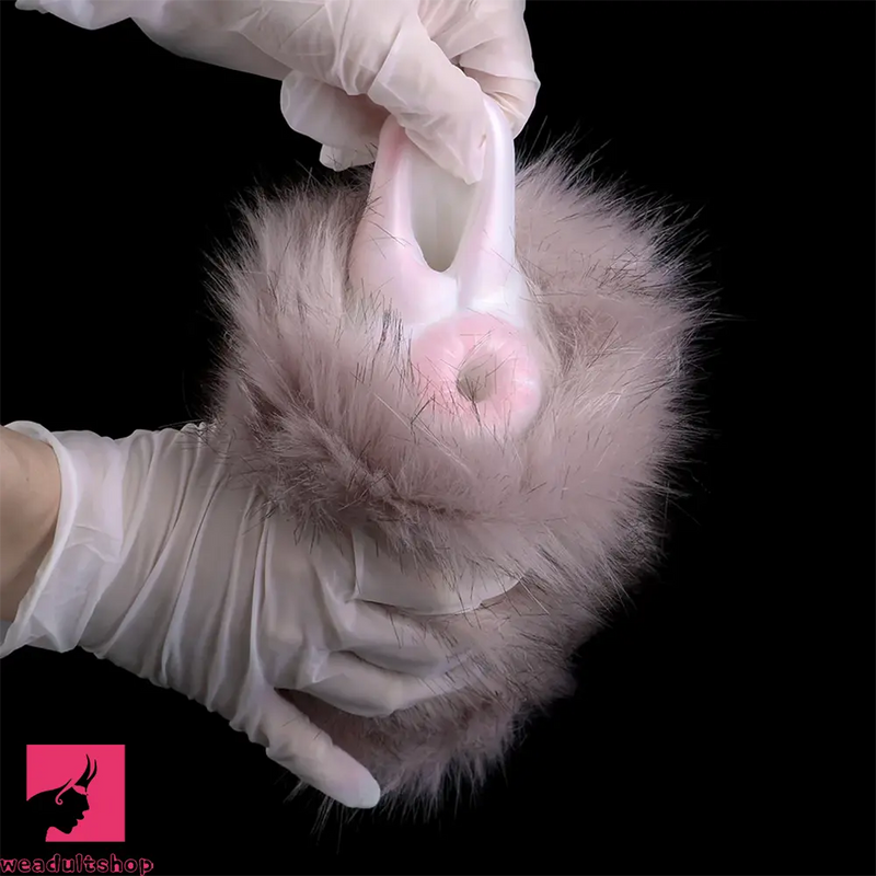 Furry Rabbit Pocket Pussy Animal Vagina Penis Massage Sex Toy