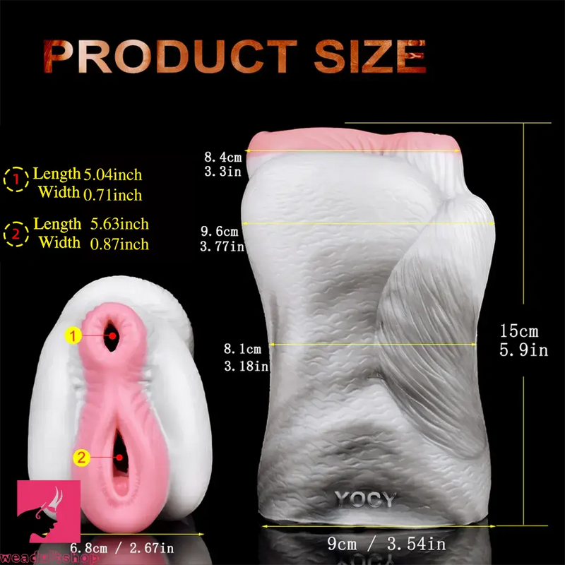 Pink Vagina Dual Hole Animal Horse Pocket Pussy Male Sex Toy