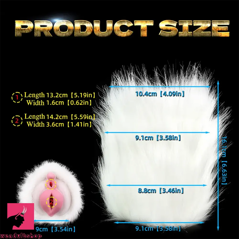 Polor Bear Vaginal Masturbator Furry Animal Pocket Pussy Sex Toy