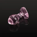 Crystal Mushroom Shape Butt Plug Glass Massage Bum Plug Sex Toy