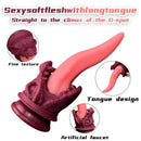 Tongue Shape Liquid Silicone Intimate Good Anal Plug Anal Dildo