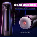 7 Sucking Vibrating Heating LCD Display Automatic Male Masturbator