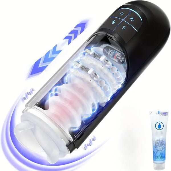 Adjustable Massage Roller Thrusting Vibrating Detachable Auto Masturbator