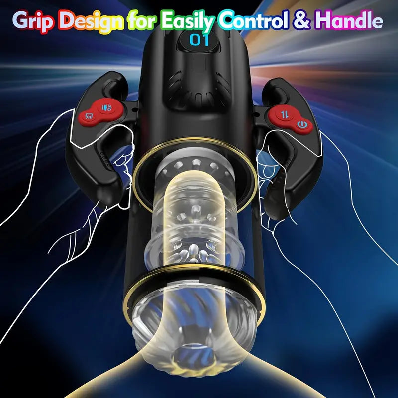 Automatic Male Masturbator 9 Thrusting Rotating Modes Male Sex Toy