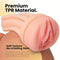 Realistic Vagina Texture Lifelike Soft Penis Training Masturbator