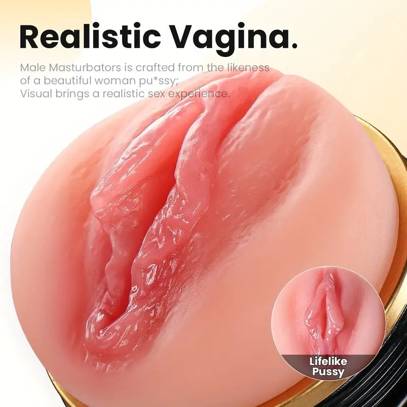 Realistic Vagina Texture Lifelike Soft Penis Training Masturbator