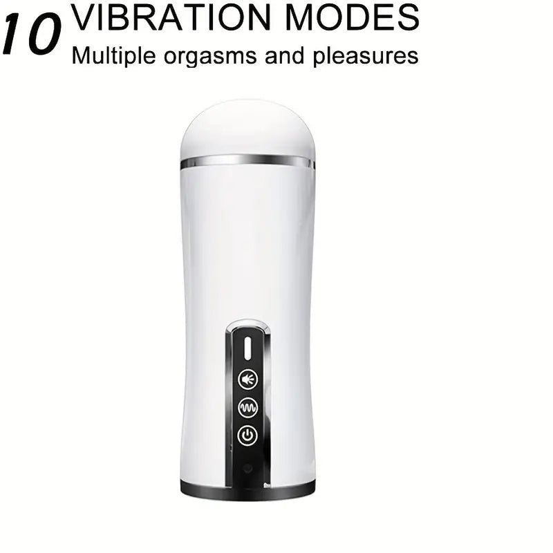 Vibrating Motor 3D Vagina Voice Penis Automatic Masturbator