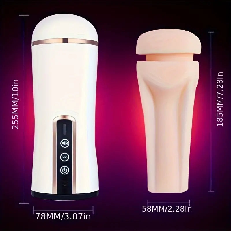 Vibrating Motor 3D Vagina Voice Penis Automatic Masturbator