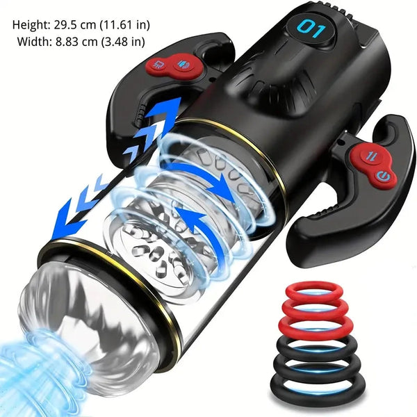 Automatic Male Masturbator 9 Thrusting Rotating Modes Male Sex Toy