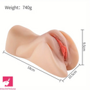 3 in 1 Male Masturbator Adult Pussy Sex Toy With Real Textured Skin