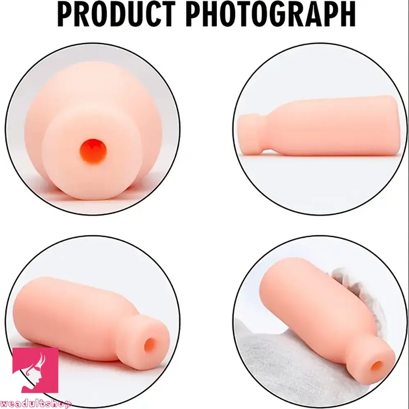 Milk Bottle Realistic Pocket Pussy with Lifelike Textured Vagina