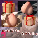 Realistic Pocket Pussy Vagina Textured Soft Fleshy For Penis Training