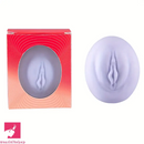 Soft Silicone Manual Realistic Textured Oval Design Pocket Pussy