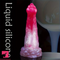 8.3in Fantasy Tentacle Octopus Soft Silicone Animal Cock Fat Dildo