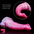 8.3in Fantasy Tentacle Octopus Soft Silicone Animal Cock Fat Dildo