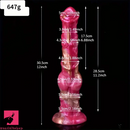 12in Silicone Animal Horse Cock Knot Large Dildo For Sex Play