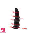 6.69in 8.66in 10.24in Exotic Wavy Anal Big PVC Dildo Cock Butt Plug