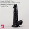 6.69in PVC Anal Adult Sex Toy Real Lifelike Dildo Penis Sexy Love Toy