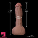 8.26in 8.66in 9.25in Real Silicone Soft Big Dildo For Clit Masturbator