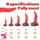 4.72in 6.06in 7.08in 8.42in 9.8in Dragon Silicone Women Cock Dildo