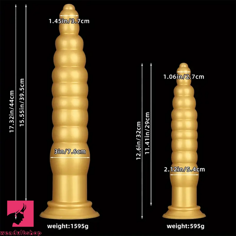 12.6in 17.32in Long Huge Silicone Anal Plug Dildo For Prostate Sex Love