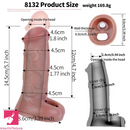 5.7in Realistic Liquid Silicone Cock Sleeve Hollow Soft Female Dildo