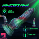 8.5in Monster Silicone Soft Knot Fantasy Big Dildo For Prostate Orgasm