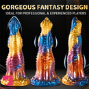 9.05in Thrusting Realistic Animal Monster Vibrating Odd Automatic Dildo