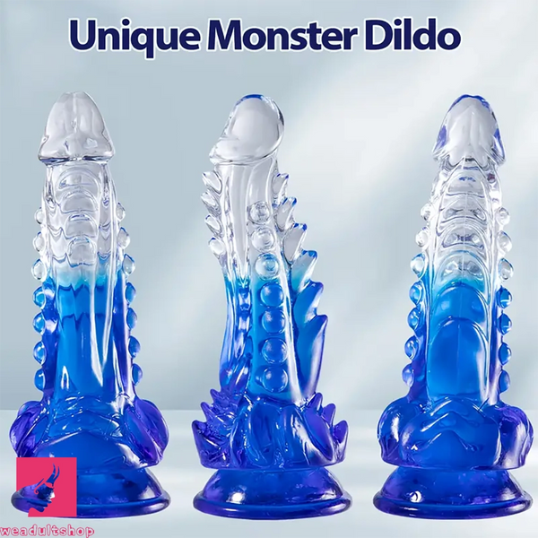 8.85in Realistic Dragon Weird Monster Dildo Suction Cup Adult Toy