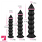 9.84in 11.81in 13.78in Thread Spire Large Soft Cock Anal Butt Plug Dildo