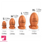 3.54in 5.12in 6.5in 7.52in Soft Silicone Small Clit Dragon Egg Dildo