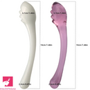 7.48in Durable Hygienic Glass Elegant Handheld Dildo For Adults Sex