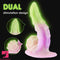 7.87in Dragon Tentacle Luminous Anal Monster Silicone Flexible Dildo