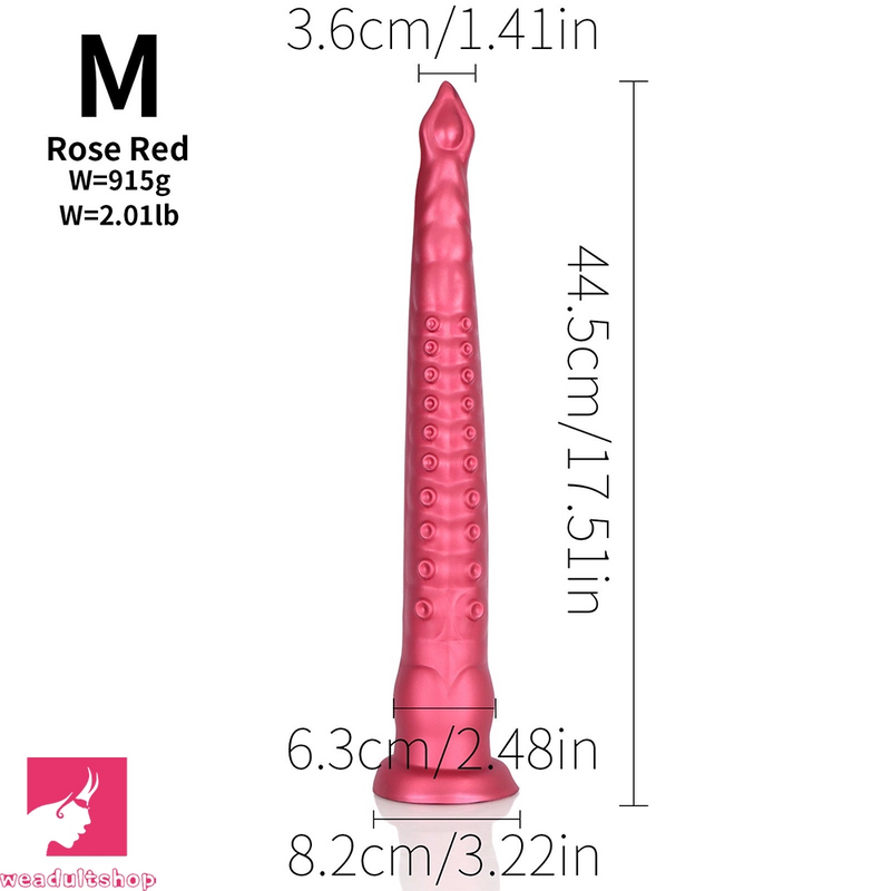 12.2in 17.51in 21.45in Long Tentacle Monster Huge Silicone Cock Dildo