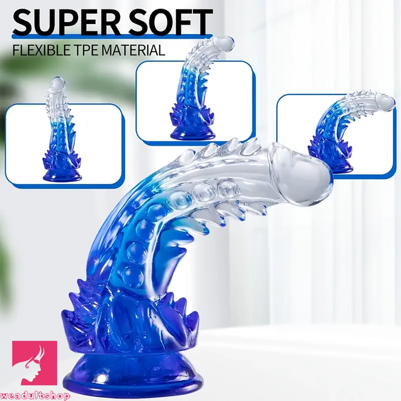 8.85in Realistic Dragon Weird Monster Dildo Suction Cup Adult Toy