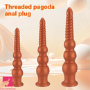 9.45in 11.4in 13.2in Big Silicone Soft Anal Plug Dildo With Butt Beads